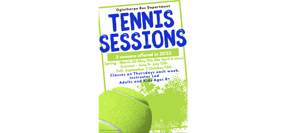 Tennis Sessions for 2023