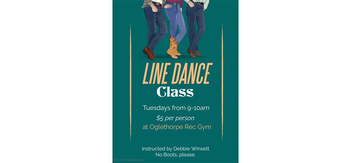 Starting Oct. 3rd- Line Dancing Classes are back! 