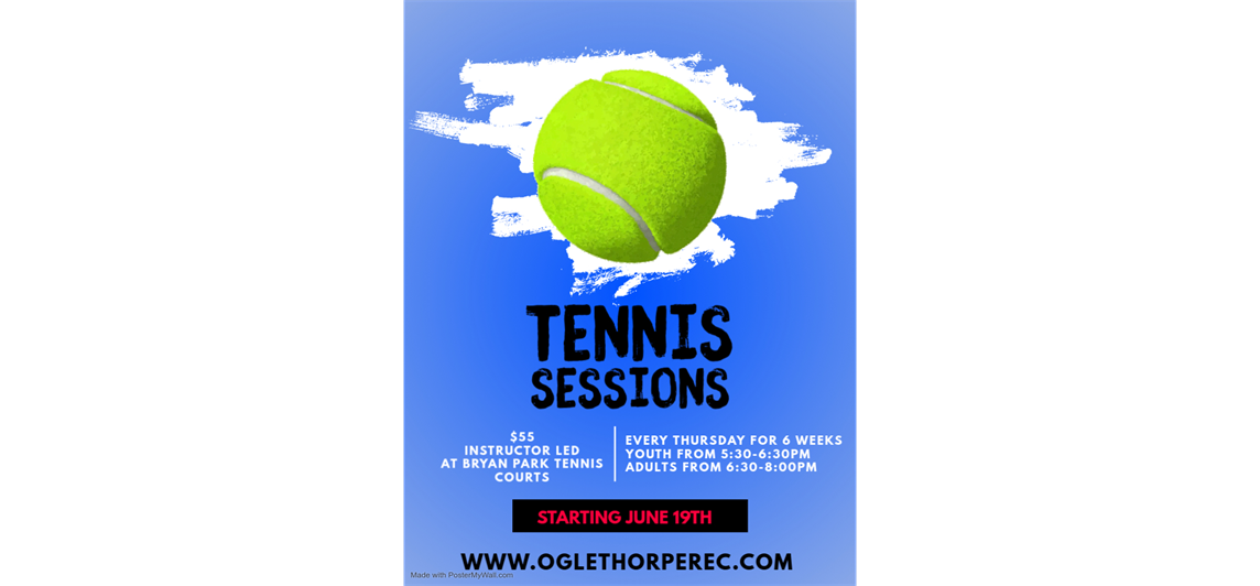 Summer Tennis Sessions