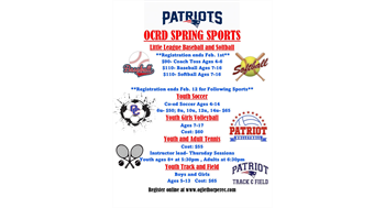 Spring Sports Registration
